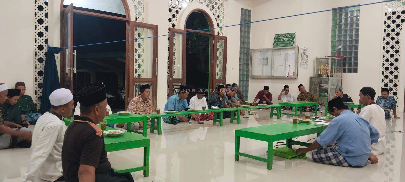 MUSYAWARAH PEMBENTUKAN PANITIA AMIL ZAKAT FITRAH DESA MUKTISARI TAHUN 1445 H 