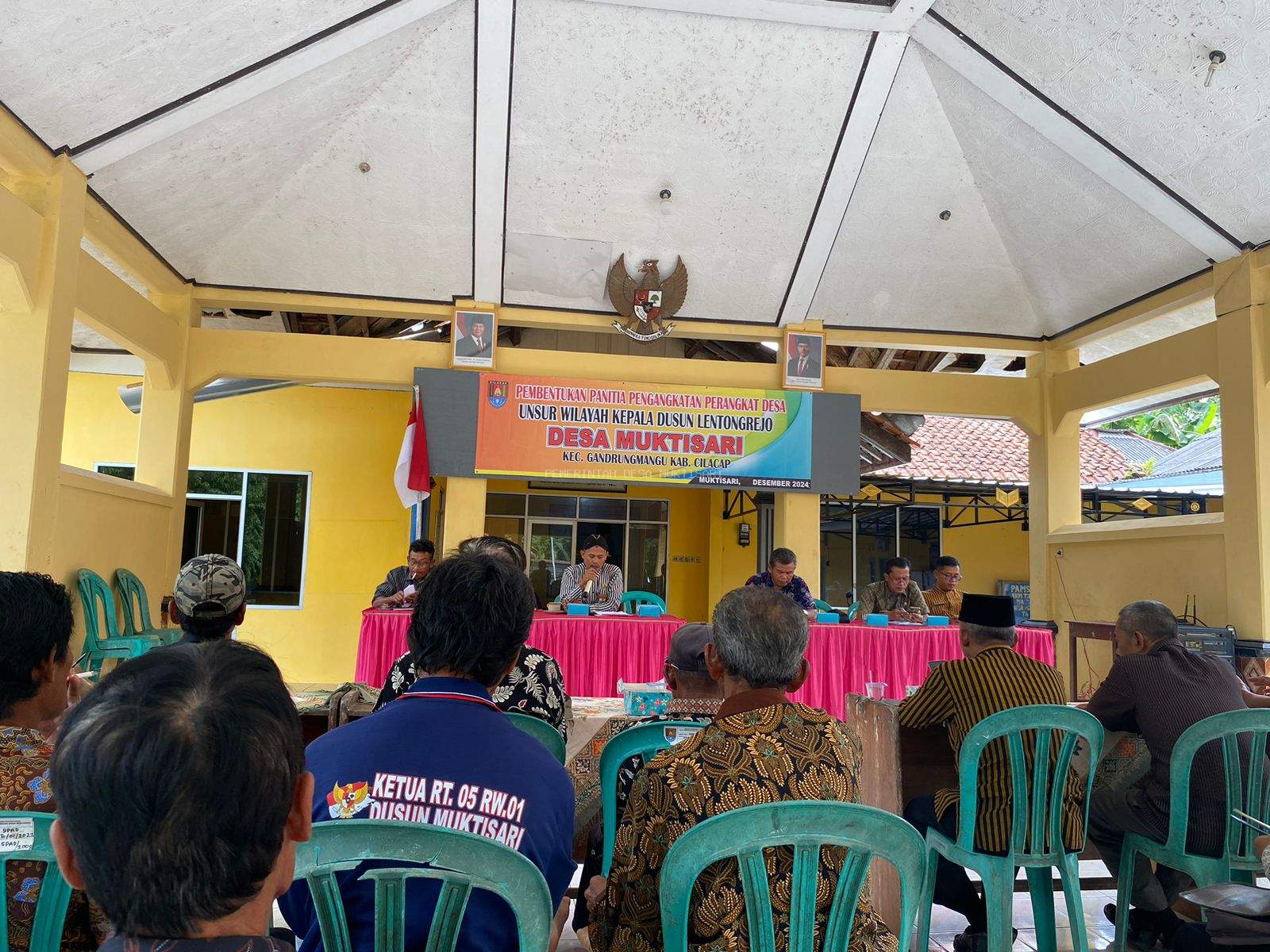 PEMBENTUKAN PANITIA PENGANGKATAN PERANGKAT DESA UNSUR WILAYAH KEPALA DUSUN LENTONGREJO DESA MUKTISARI